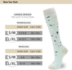 fenglaoda Compression Socks for Women Men 3 Pairs Graduated Compression Support Circulation Socks for Nurses