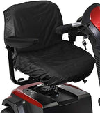 Electric Wheelchair Seat Cover,Elderly Disable Wheelchair Seat Protector Accessories,Professional Waterproof Mobility Scooter Seat Cover(Black)