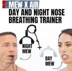 Better Than Mouth Tape for Sleeping MEW X AIR The 24 Hour Nose Breathing & Oxygen Enhancing Kit/Put Toxic Mouth Tape Sleep Tape & Nasal Strips in The bin/Reusable & Durable // Get Peak Performance