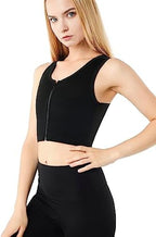 JARAZIN Zipper Chest Binder for Women Transgender FTM Binder Bra Chest Breast Binder Trans