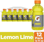 Gatorade Thirst Quencher, Lemon-Lime, 12 Fl Oz (Pack of 12)