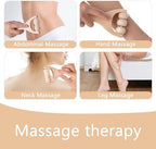 Abeillo 3Pcs Wooden Hand Massage Roller, Muscle Roller Stick, Manual Wood Therapy Massage Tools Massager Roller, for Relaxes Thigh, Leg, Hands Full Body Muscle Men Women