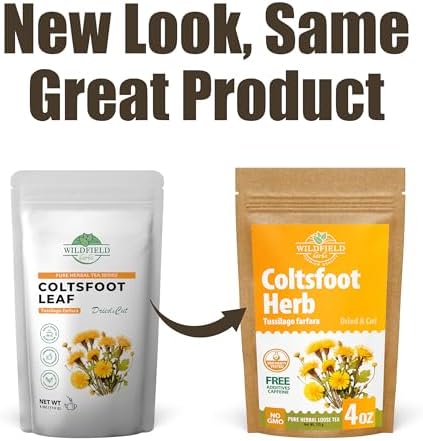 4 oz. Coltsfoot Herb Leaf Tea (Tussilago Farfara) - 113g Coltsfoot Leaf Herb Tea Uñ De Caballo