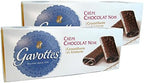 Gavottes - Crispy Lace Crepes From France Covered in Dark Chocolate 2 Packs 2x18 Crepes 2x3.2oz (10 PACK)