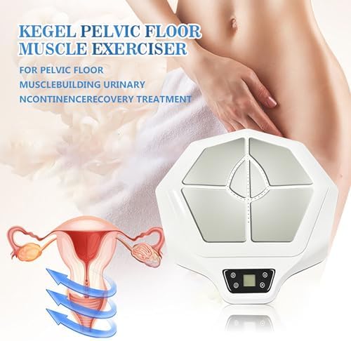 EMS Pelvic Floor Muscle Machine, Non-invasive Electric Pelvic Floor Muscle Trainer, Kegel Trainer, Pelvic Floor Muscle Training Chair, for Beauty Salons/Wellness Centers Pink