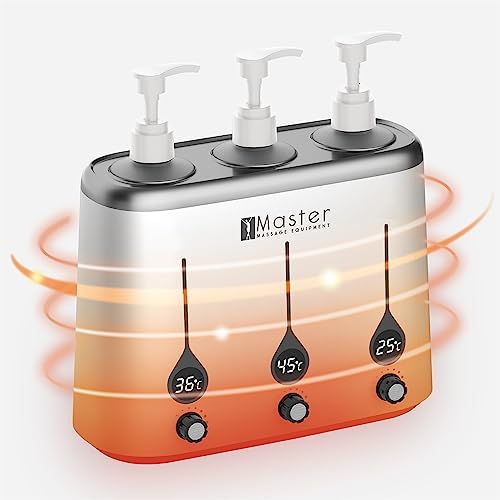 Master Massage Gen-II 3-bottles Oil Warmer for Massage Therapy & Personal Use