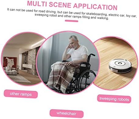 Threshold Ramp for Sweeping Robots Portable Indoor Slope Mat for Easy Access Over Steps Entry Ramp for Home Use and Cleaning Convenience