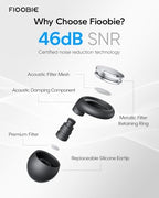 2026 Pro Ear Plugs for Sleeping, 46dB ASTM Certified Noise Cancelling Ear Plugs for Side Sleepers, 360° Pressure-Balanced, Snore & Noise Blocking with 6 Ear Tips, All-Day Comfortable Fit