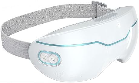 Eye Steamer for Dry Eye, Steam Therapy Mask 2 Levels, Adjustable Steam Eye Massager with Heat, Smart Hot & Cold Nano Mist Moisturizing, Gifts for Women Men Mom Dad