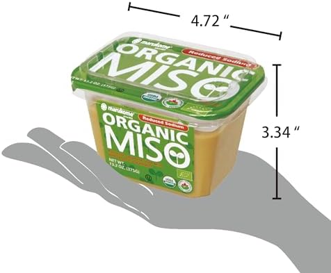 Marukome Organic Broth, Reduced Sodium Miso Paste, 13.2 OZ