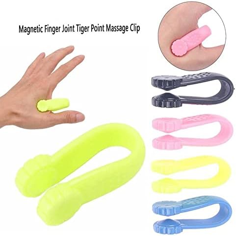 8PCS Acupressure Point Clips Hand Acupressure Clip Pain Alleviation Wearable Plastic Hand Pressure Point Clip for Relaxation
