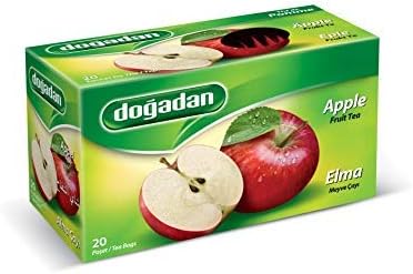 Dogadan, Premium Turkish Apple Tea (Elma Cayi) - 20 Tea Bags - Pack of 3 - SET OF 3
