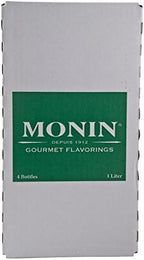 Monin Sugar Free Hazelnut Syrup 1 Liter, Pack of 4