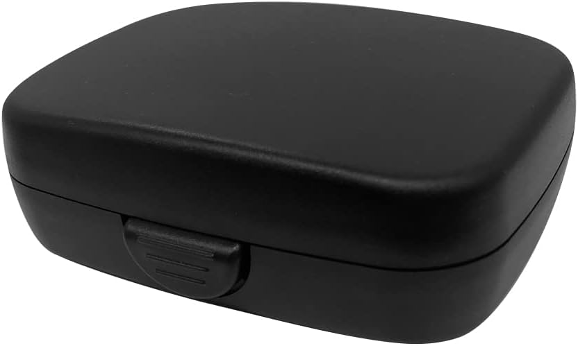 Portable Storage Carrying Case for All Brand Hearing Aid Amplifier/PSAP/BTE/ITE/ITC/CIC/RIC/RITE (Black)