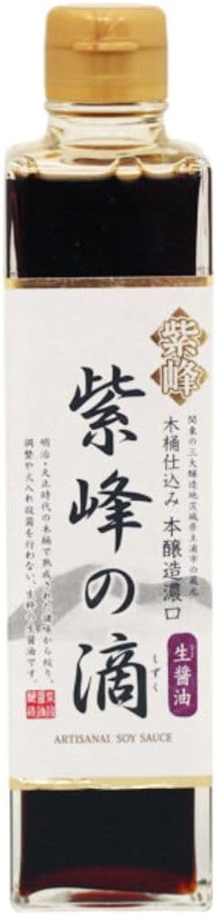 [Product of Japan] Shibanuma Japanese Artisanal Nama Shoyu / Soy Sauce 生醤油・柴沼醤油 紫峰の滴 - 300ML