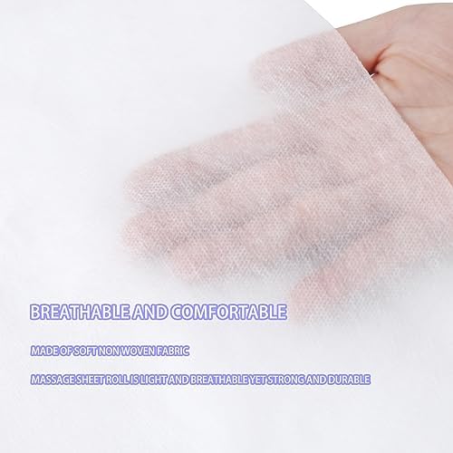 800 Pieces White Disposable Bed Sheets Non-Woven Fabric SPA Table Sheet Bed Cover for Massage Beauty Tattoos,31'' x 71''
