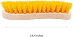 Scrub Brush - Stiff Bristle Brush for Deep Cleaning, Nylon Brush with Hard Bristle, Utility Hand Brush for Indoor and Outdoor, Wooden Scrubbing Brush, Hard Brush Heavy Duty Boot Hand Scrubber