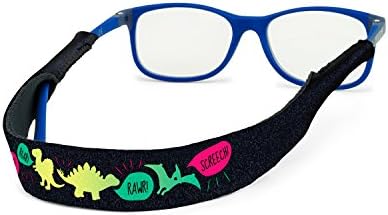 Croakies Kids' Glasses Strap, Rawwwr!, 26" x 3/4"
