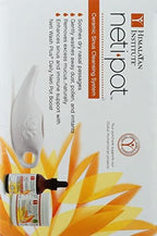 Himalayan Chandra Neti Pot Complete Sinus Cleansing System Starter Kit