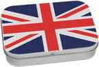 Azeeda 110mm 'United Kingdom Union Jack' Metal Hinged Tin/Storage Box (TT00216604)