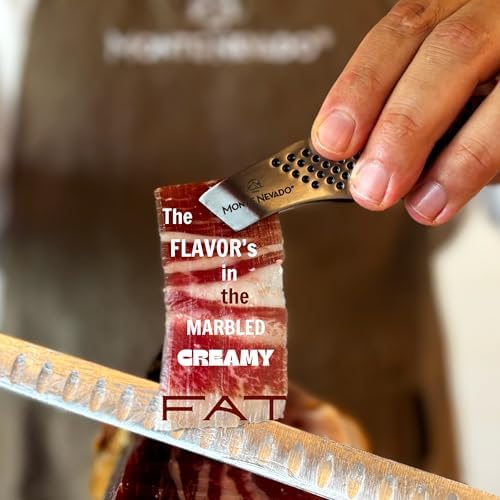 Monte Nevado Jamon Iberico Grain-Fed - (Cebo) 50% Iberico - 3oz Each, Pack of 2 units, Pre-Sliced Vacuum Packed Spanish Dry-Cured Ham - Tapas & Charcuterie Ready, Friends and Family Moments