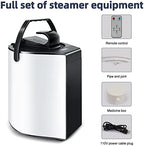 Sauna Steamer, Portable Steam Sauna Machine, 3L Stainless Steel Pot Generator, Home SPA Fumigation Steam Machine with Touch Button, Timer Display and Remote Control