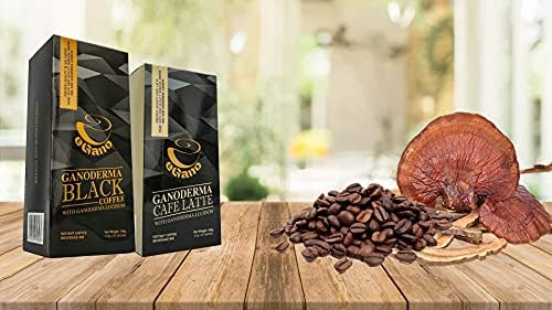 2 Boxes eGano Premium Ganoderma Black Coffee Instant Coffee With Ganoderma Lucidum Extract (3.5g x 30 Sachets / Box)