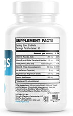 Natural for Natural Itching, Crawling, Tingling and Agitated Leg with Iron, Magnesium, and Valerian Root (60 Tablets)…