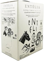 Entelia 5L Bag-in-Box Extra Virgin Olive Oil from Crete, Greece | 169 fl oz (5 Liters), Cold-Pressed, High Polyphenols (489mg/kg) | Koroneiki Olives, Low Acidity (0.28%) for Cooking & Dressings
