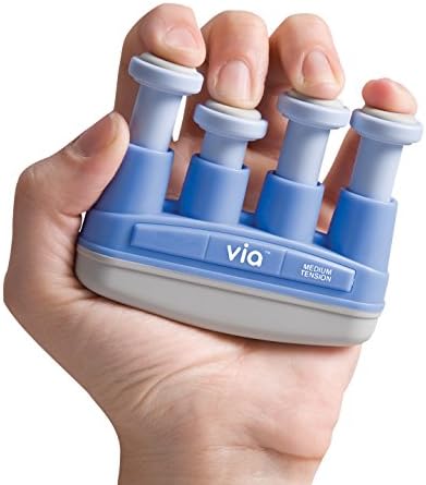 Prohands VIA Hand Exerciser, Finger Exerciser (Hand Grip Strengthener), Spring-Loaded, Finger-Piston System, Isolate and Exercise Each Finger