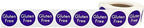 Gluten Free Food Rotation Labels .75 Inch Round Circle Dots 500 Adhesive Stickers