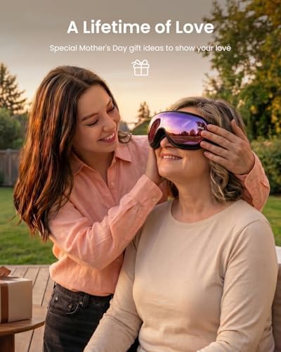 RENPHO Eye Massager with Heat, Mothers Day Birthday Gifts for Mom Women Men Her, FSA Eligible HSA Eye Mask for Migraine Relief,Sleep Mask for Dry Eyes Relax, Reduce Strain for Men Dad Eyeris 1