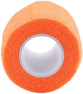 Self Adhesive Bandage,Fydun 5 Rolls/Set Self Adhesive Bandage Tape Finger Joints Wrap Sports Care(Orange)