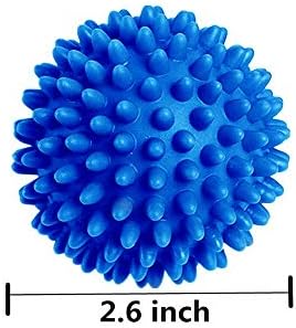 Colorsheng Laundry Dryer Balls - 6 Pack Reusable Fabric Softener Alternative (Blue)