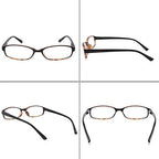 IVNUOYI 6 Pack Reading Glasses Blue Light Blocking with Spring Hinges,Colors Lightweight Readers for Women,Anti Glare UV Computer Eyeglasses 2.0