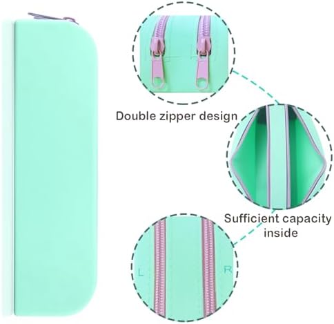 AITIME Portable Daily Contact Lens Organizer, Disposable Dispenser, Travel Color Storage Case Kit With Labeled R & L (Green)