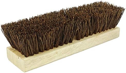 Weiler 44026 Heavy Duty Deck Scrub Brush with Natural Palmyra Bristles for Wooden Decks, Conrete Patios, and Other Rough Surfaces