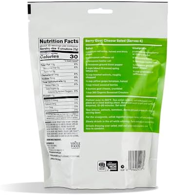 365 by Whole Foods Market, Organic Croutons Seasoned, 4.5 oz