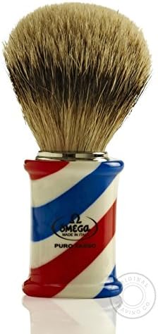 Omega 6735 1st Grade Super Badger Hair Shaving Brush by Omega