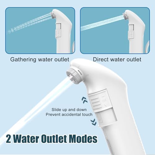Electric Portable Bidet for Travel,Large Handheld Bidet Sprayer with 2.5L Peri Bottle,High Pressure Rechargeable,Portable Toilet Butt Washer shatafa for Women,Men,Elder,70-Minute Usage