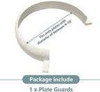 Plate Food Guard for Parkinson Patient, Clip-On Spill Prevention Scooping Food Dining Aid Assistant, Eating Easier for Disabled, Elderly, Handicapped and Stroke