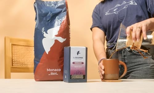 La Colombe Monaco Medium Roast Whole Bean Coffee - Notes of Milk Chocolate, Graham Cracker, Black Cherry, 5 Pound (Pack of 1)