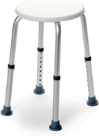 Drive Devilbiss Medical Adjustable Shower Stool, White
