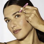 Tweezerman Mini Slant Tweezer - Tweezers for Eyebrows, Travel Tweezers for Eyebrows, Facial Hair (Neon Pink)