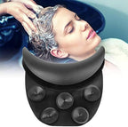 BRRNOO Silicone Neck Rest Pillow Hair Spa Neck Cushion for Shampoo Bowl Comfortable Support with Durable Silicone Gel Material for Salon & Home Use