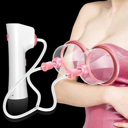 Electric Chest Massager, Beauty Enlargement Machine with USB Charge, Promotes Breast Growth, Flat & Sagging Breasts (13.5cm)
