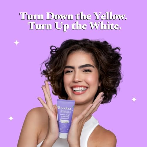 Whitening Toothpaste-125g | Purple Toothpaste for Teeth Whitening | Teeth Stain Remover | Enamel Safe & Effective Teeth Whitener Oral Care | Grape Mint
