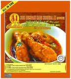 A1 Meat Curry Sauce – Malaysian Curry Cooking Sauce for Meat – 230g per Pack – 2 Packs