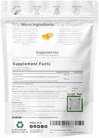 Micro Ingredients Oil of Oregano Softgels, 150 Count | 2 in 1 Formulated with Black Seed Oil | 4X Strength Carvacrol & Thymoquinone | Plant Based, Non-GMO