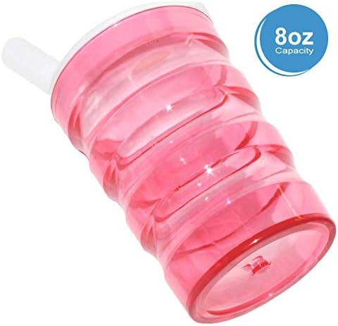 Rehabilitation Advantage Long Spout Feeding Cup Red
